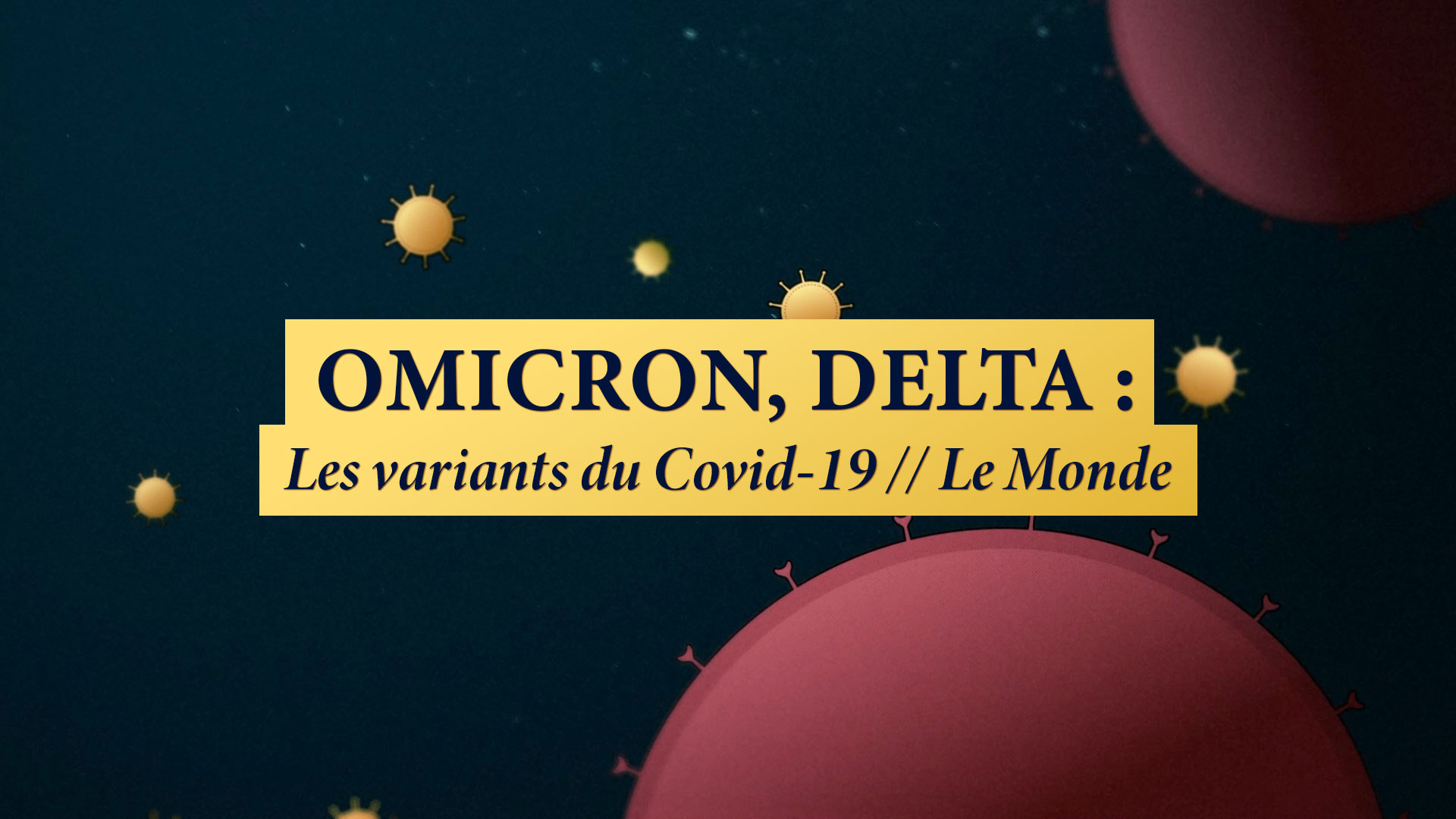 OMICRON, DELTA : LES VARIANTS DU COVID-19 // LE MONDE